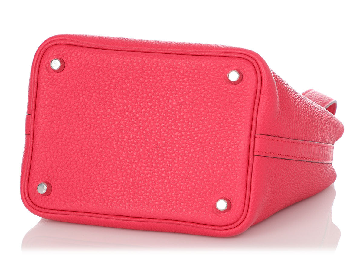 Hermès Rose Extrême Clémence Picotin Lock 18 - Image 6