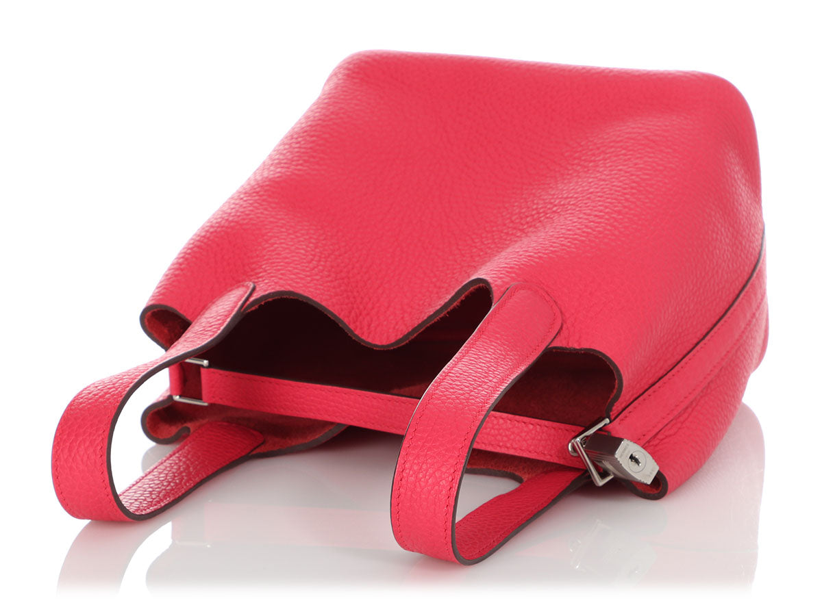 Hermès Rose Extrême Clémence Picotin Lock 18 - Image 7