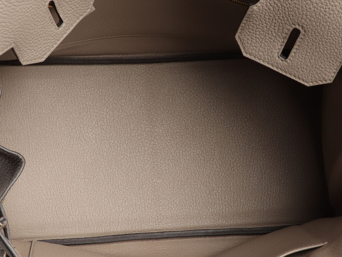 Hermès Gris Asphalte Togo Birkin 30 - Image 10