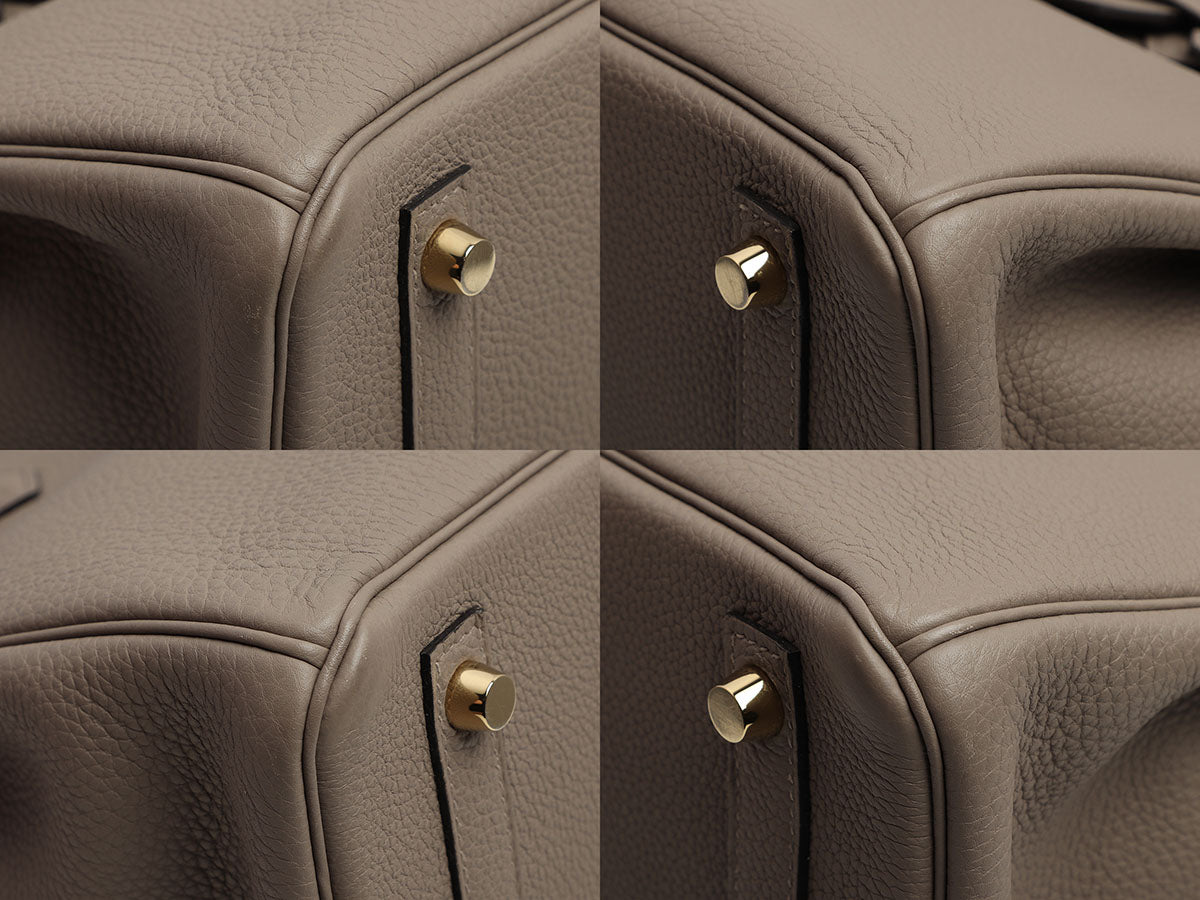 Hermès Gris Asphalte Togo Birkin 30 - Image 8