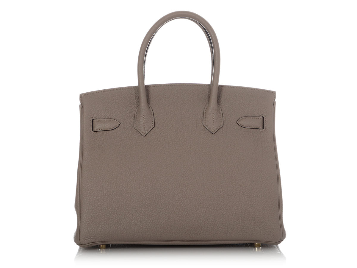 Hermès Gris Asphalte Togo Birkin 30 - Image 4