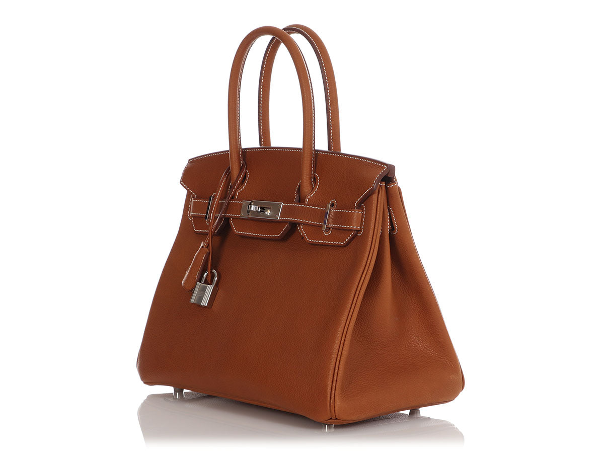 Hermes Fauve Barenia Faubourg Birkin 30 - Image 3