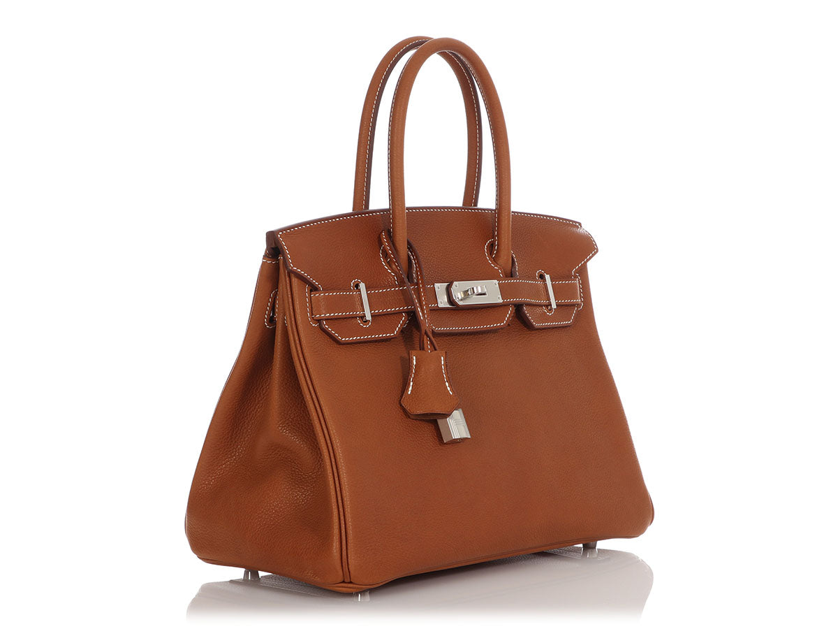 Hermes Fauve Barenia Faubourg Birkin 30 - Image 5