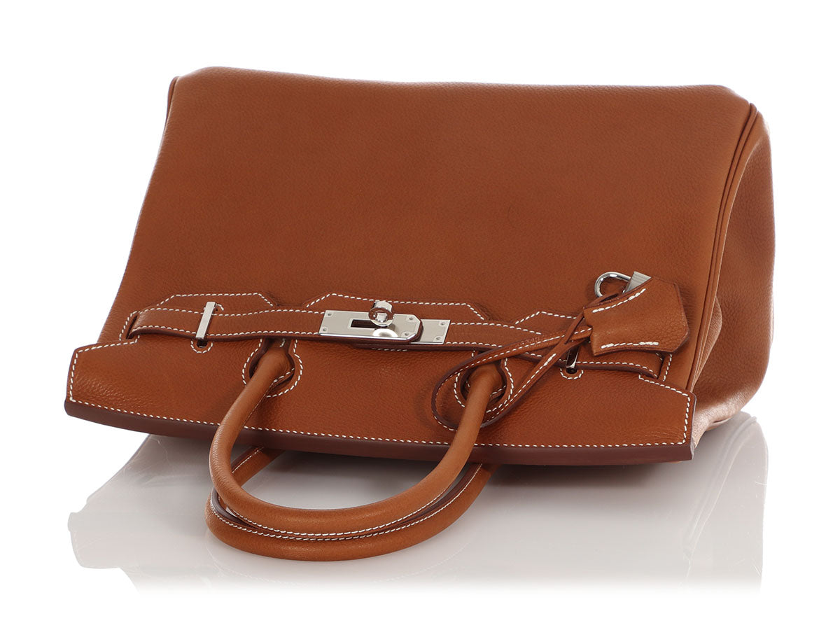 Hermes Fauve Barenia Faubourg Birkin 30 - Image 7