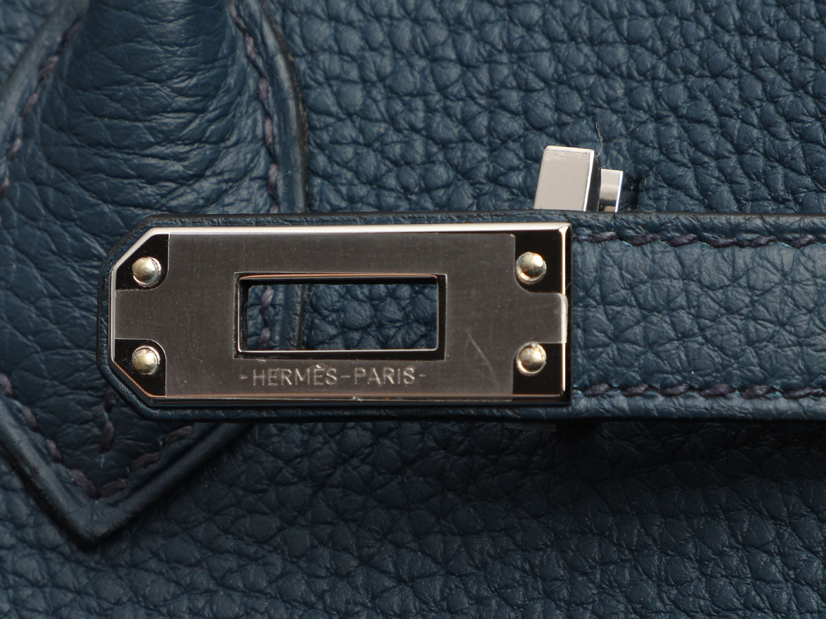 Hermès Bleu de Prusse Togo Birkin 25 - Image 10
