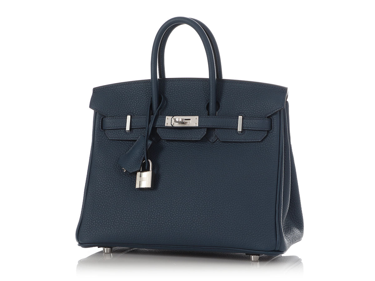 Hermès Bleu de Prusse Togo Birkin 25 - Image 2
