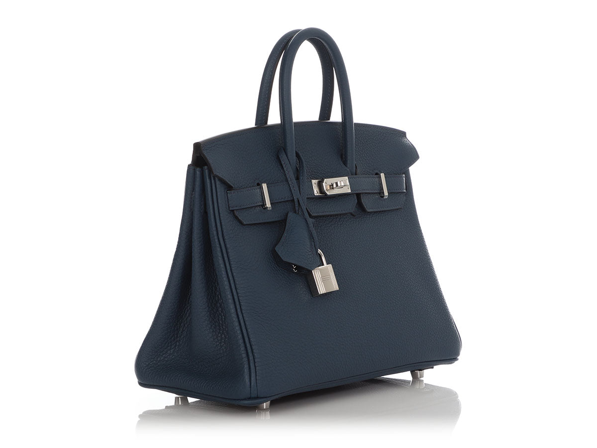 Hermès Bleu de Prusse Togo Birkin 25 - Image 5