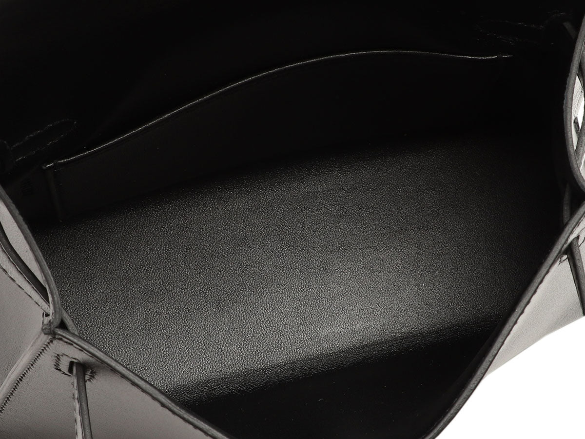 Hermès Mini Black Tadelakt Kelly 20 - Image 9