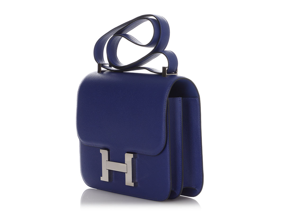 Hermès Bleu Electrique Epsom Constance 24 - Image 3