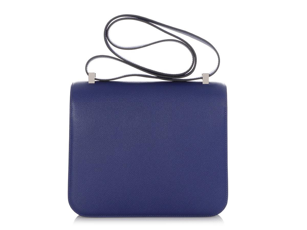 Hermès Bleu Electrique Epsom Constance 24 - Image 4