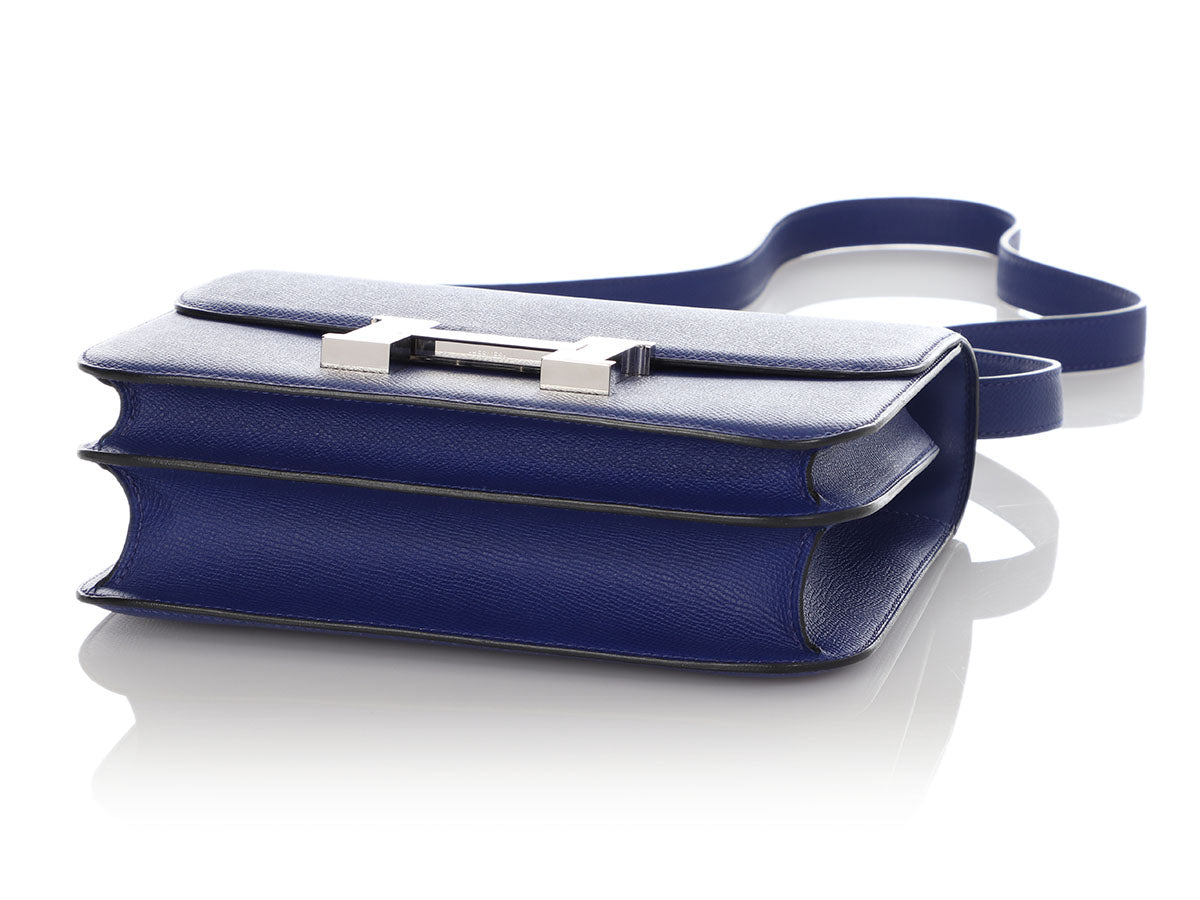 Hermès Bleu Electrique Epsom Constance 24 - Image 6