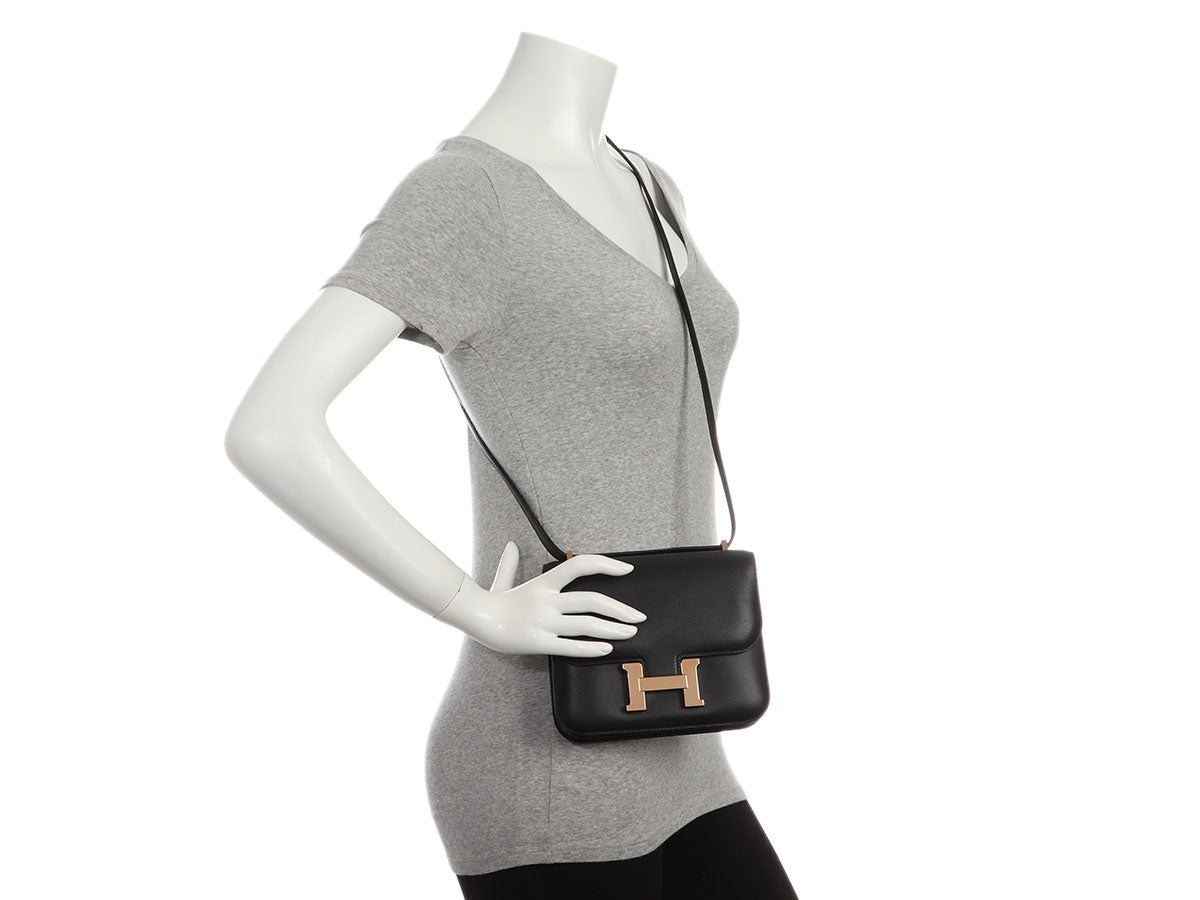 Hermès Black Swift Constance 18 - Image 10