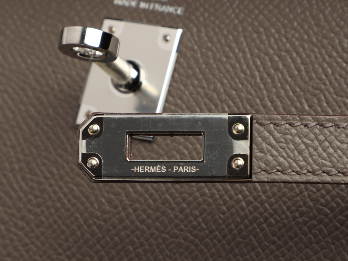 Hermès Etain Epsom Kelly 25 - Image 9