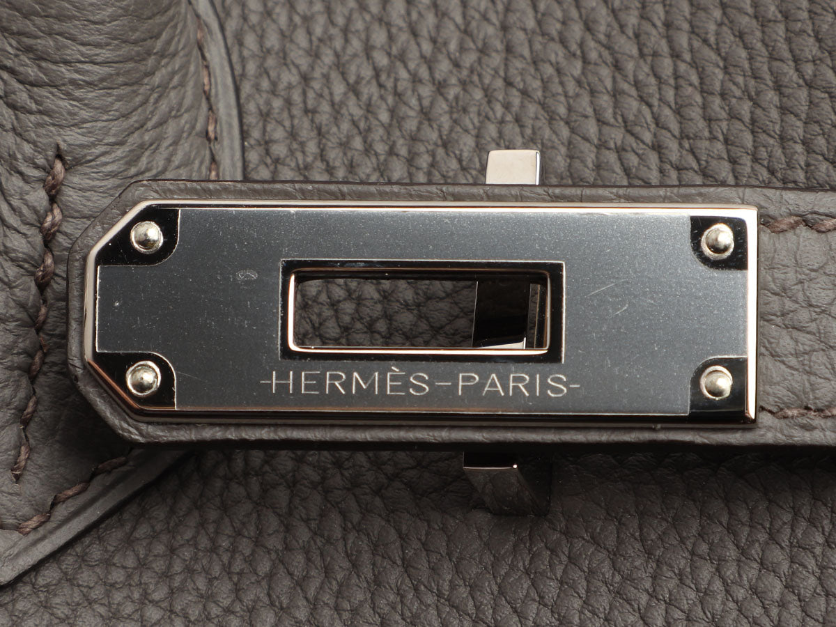 Hermès Etain Togo Birkin 30 - Image 11
