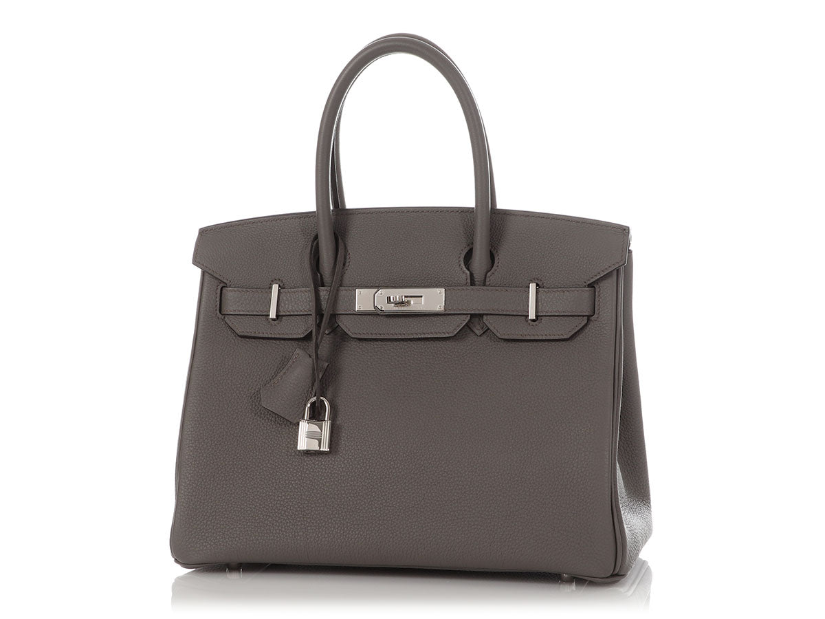 Hermès Etain Togo Birkin 30 - Image 3
