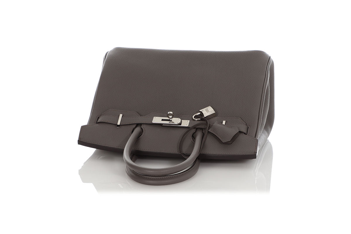 Hermès Etain Togo Birkin 30 - Image 8