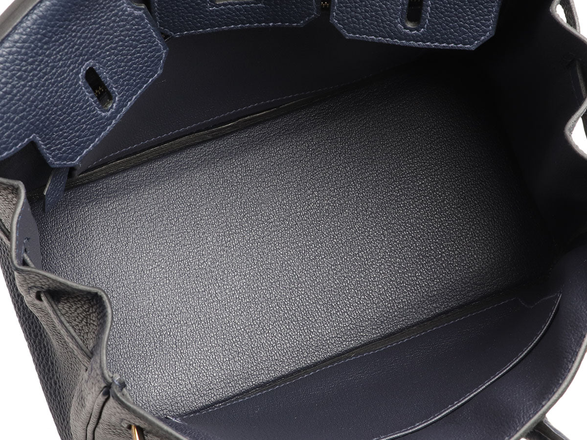 Hermès Bleu Nuit Togo Birkin 25 - Image 10