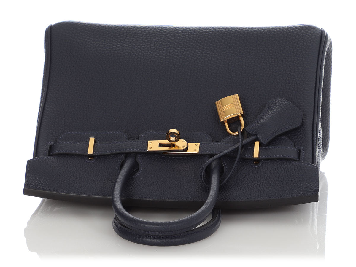 Hermès Bleu Nuit Togo Birkin 25 - Image 7