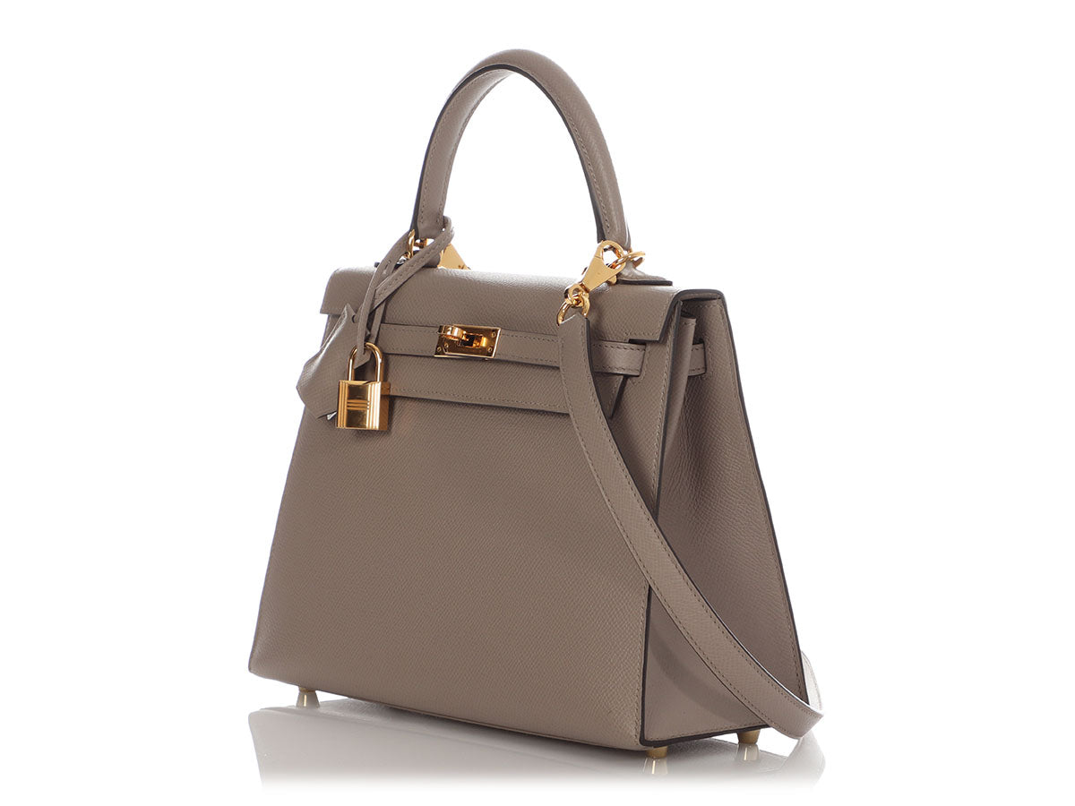 Hermès Gris Asphalte Epsom Kelly 25 - Image 3