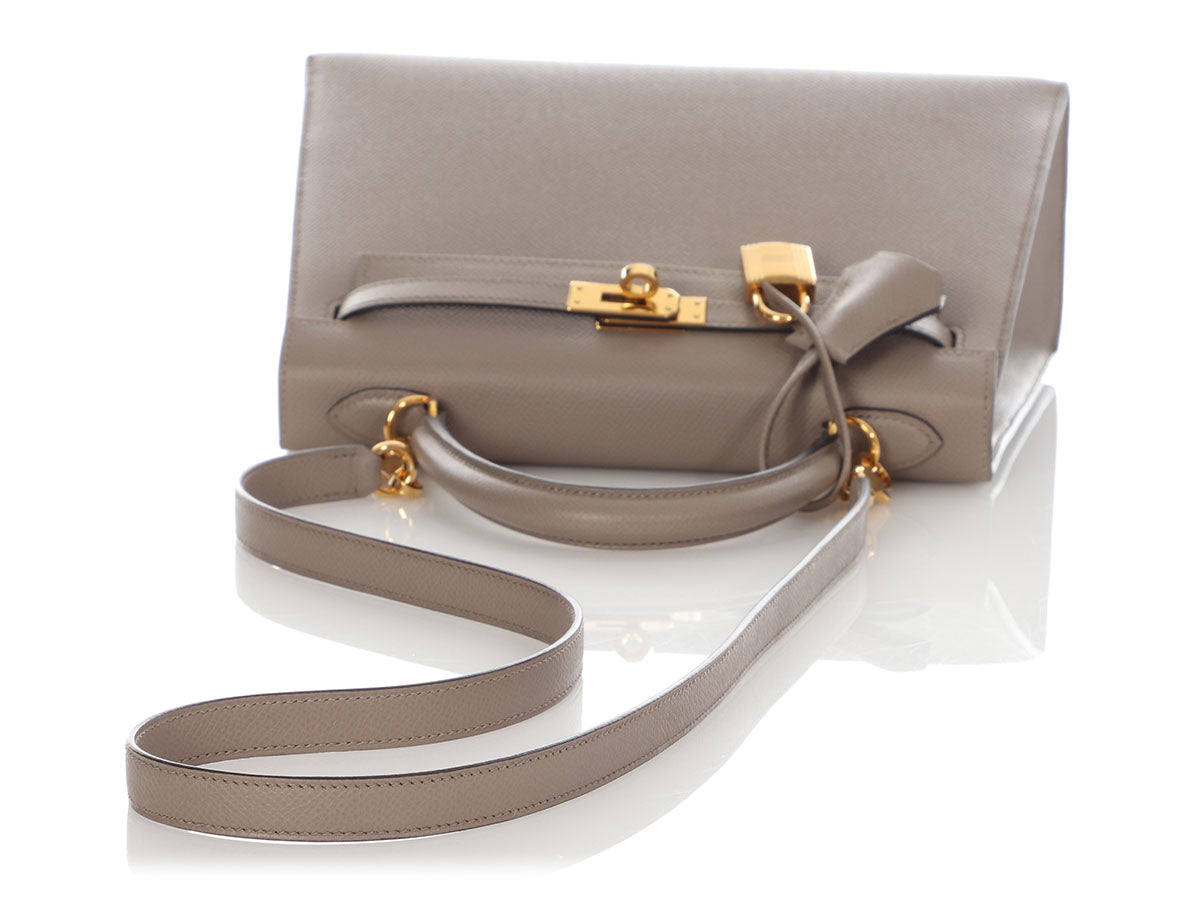 Hermès Gris Asphalte Epsom Kelly 25 - Image 7