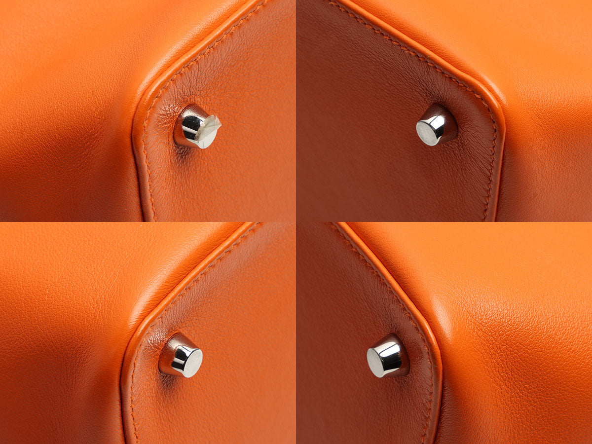 Hermès Orange Swift Toolbox 20 - Image 9