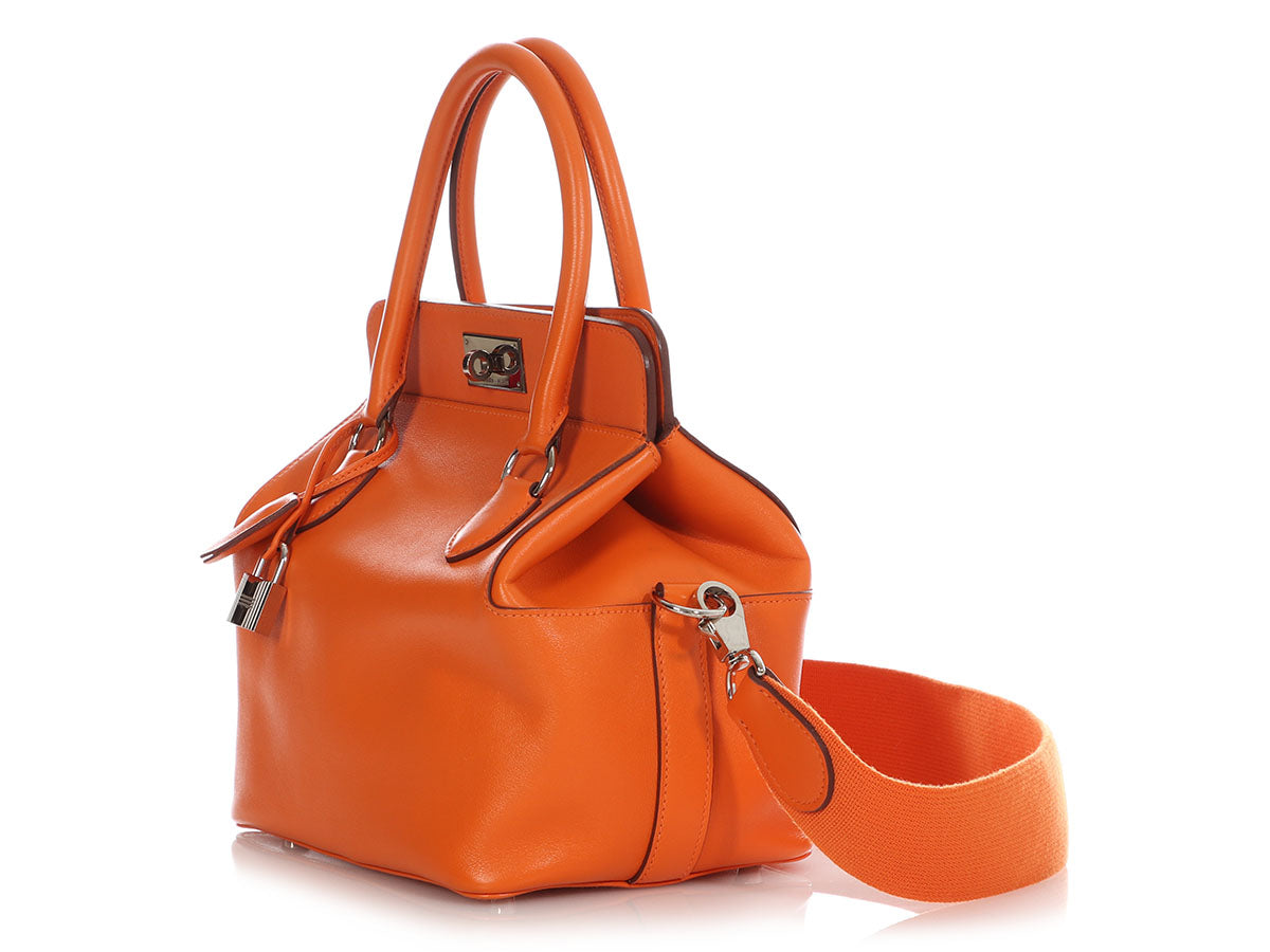 Hermès Orange Swift Toolbox 20 - Image 3