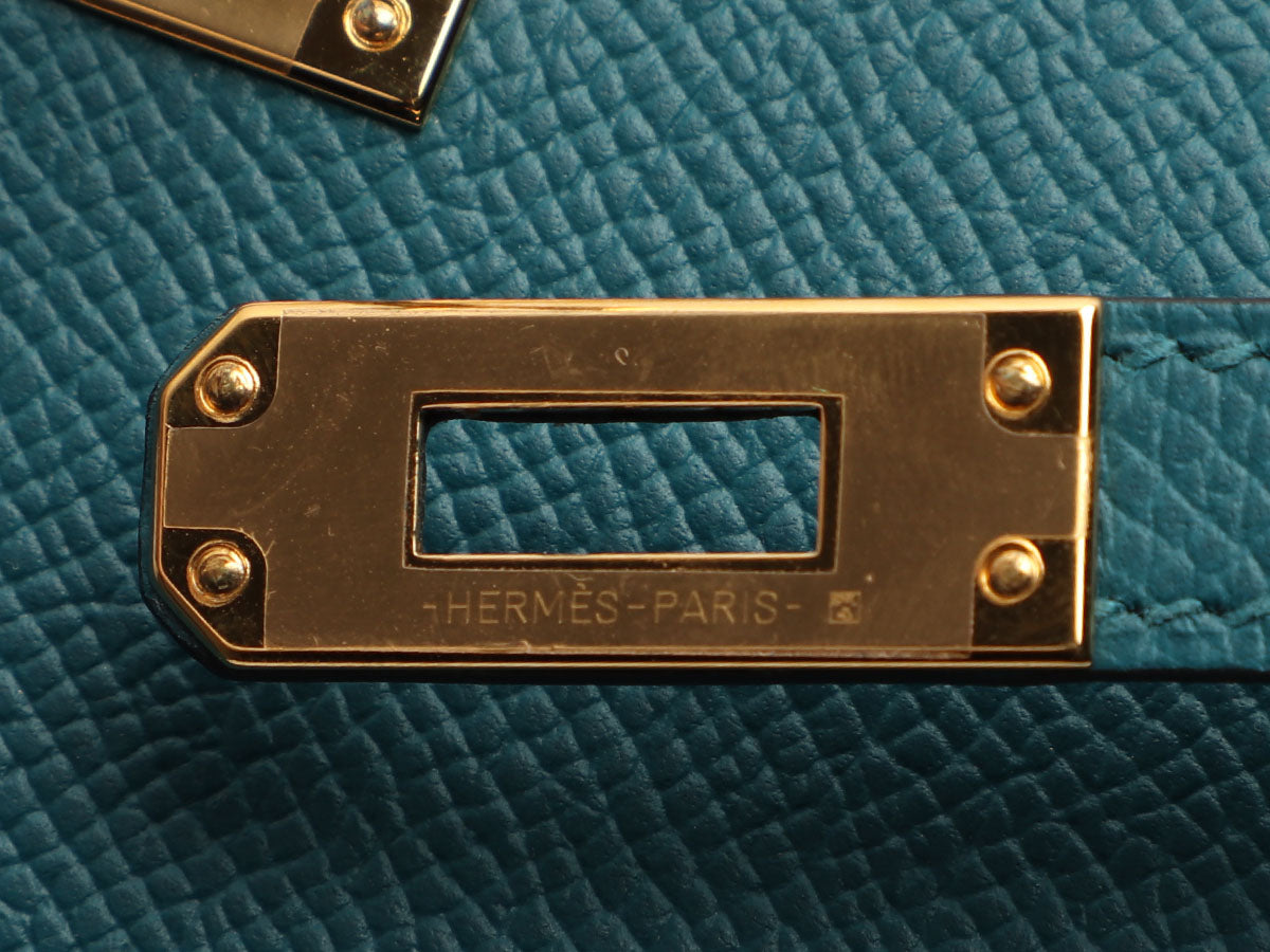 Hermès Vert Bosphore Epsom Kelly 25 - Image 8