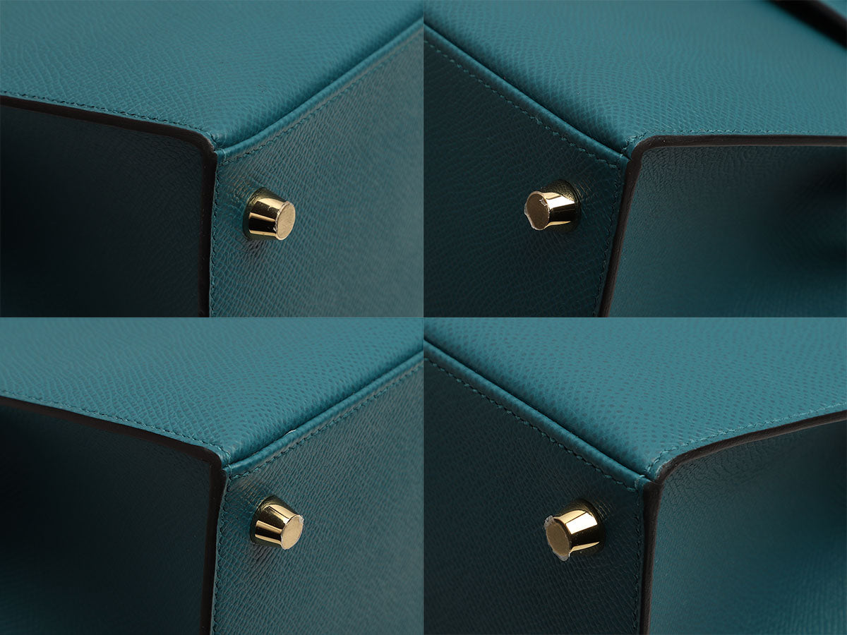 Hermès Vert Bosphore Epsom Kelly 25 - Image 9