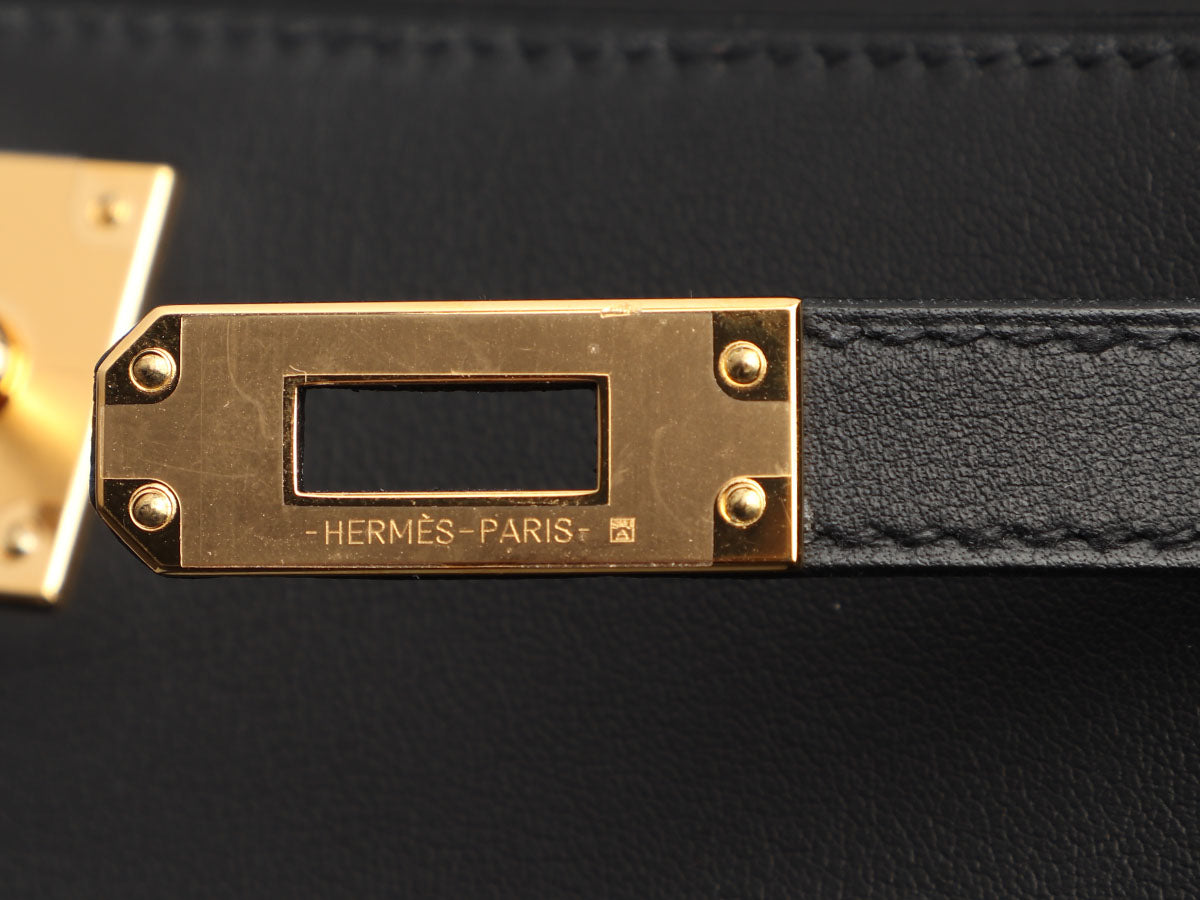 Hermès Black Swift Kelly Pochette - Image 8