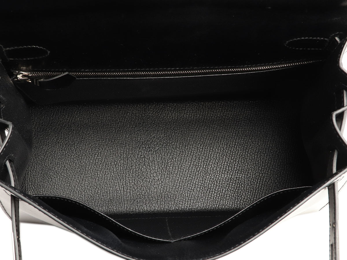 Hermès Black Box Calfskin Kelly 28 - Image 9