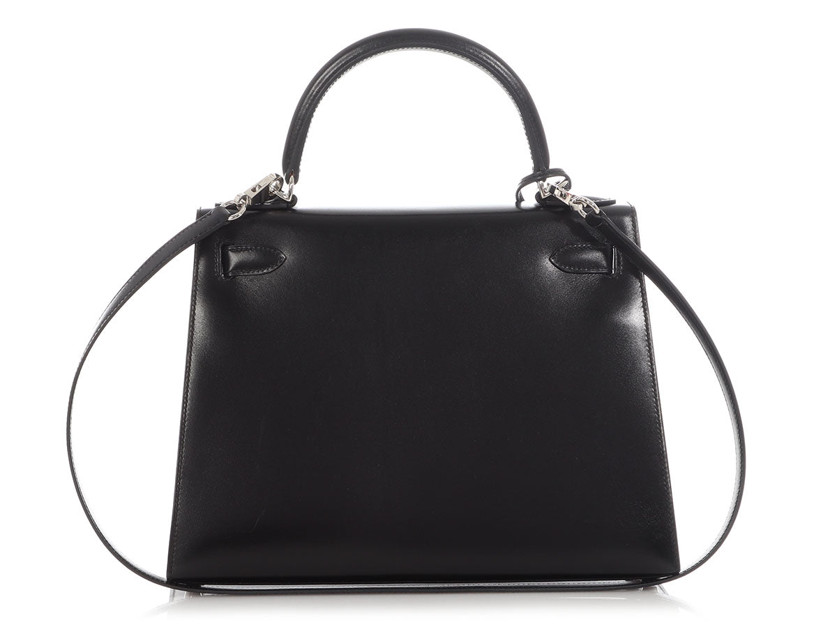 Hermès Black Box Calfskin Kelly 28 - Image 4