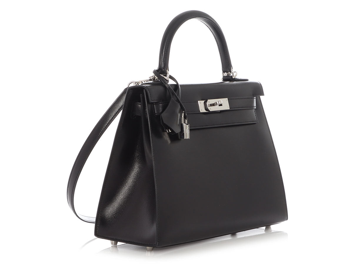 Hermès Black Box Calfskin Kelly 28 - Image 5