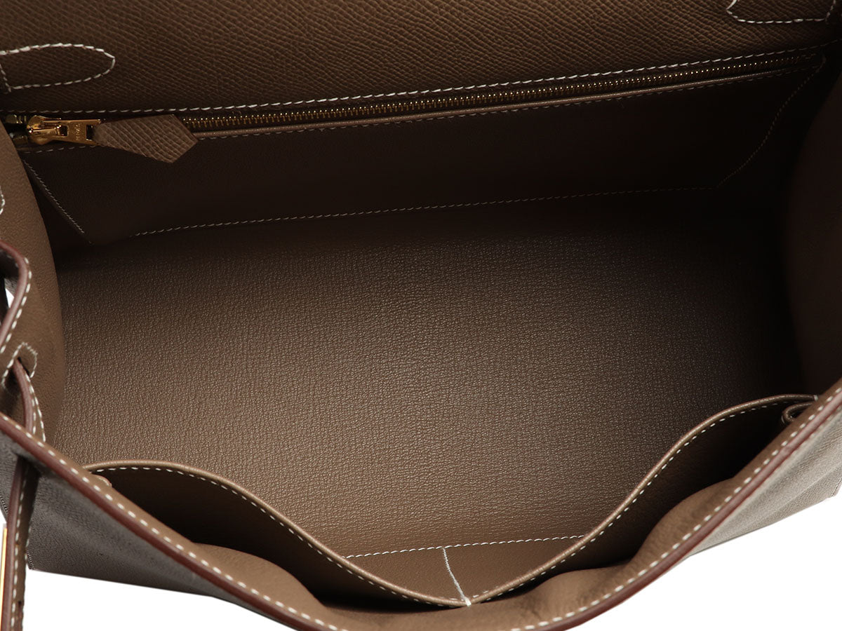 Hermès Etoupe Epsom Kelly 28 - Image 10