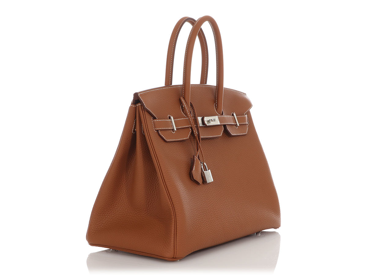 Hermès Gold Togo Birkin 35 - Image 5