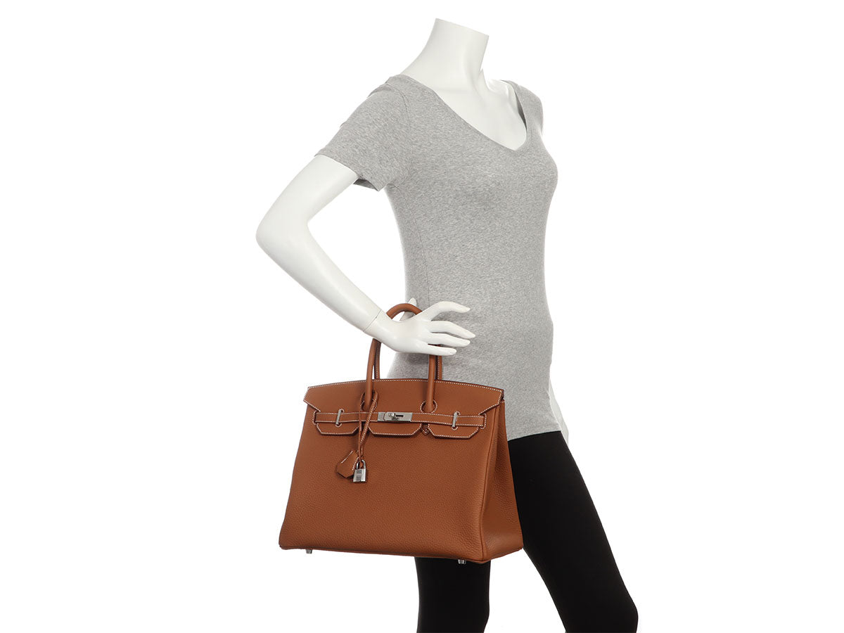 Hermès Gold Togo Birkin 35 - Image 11