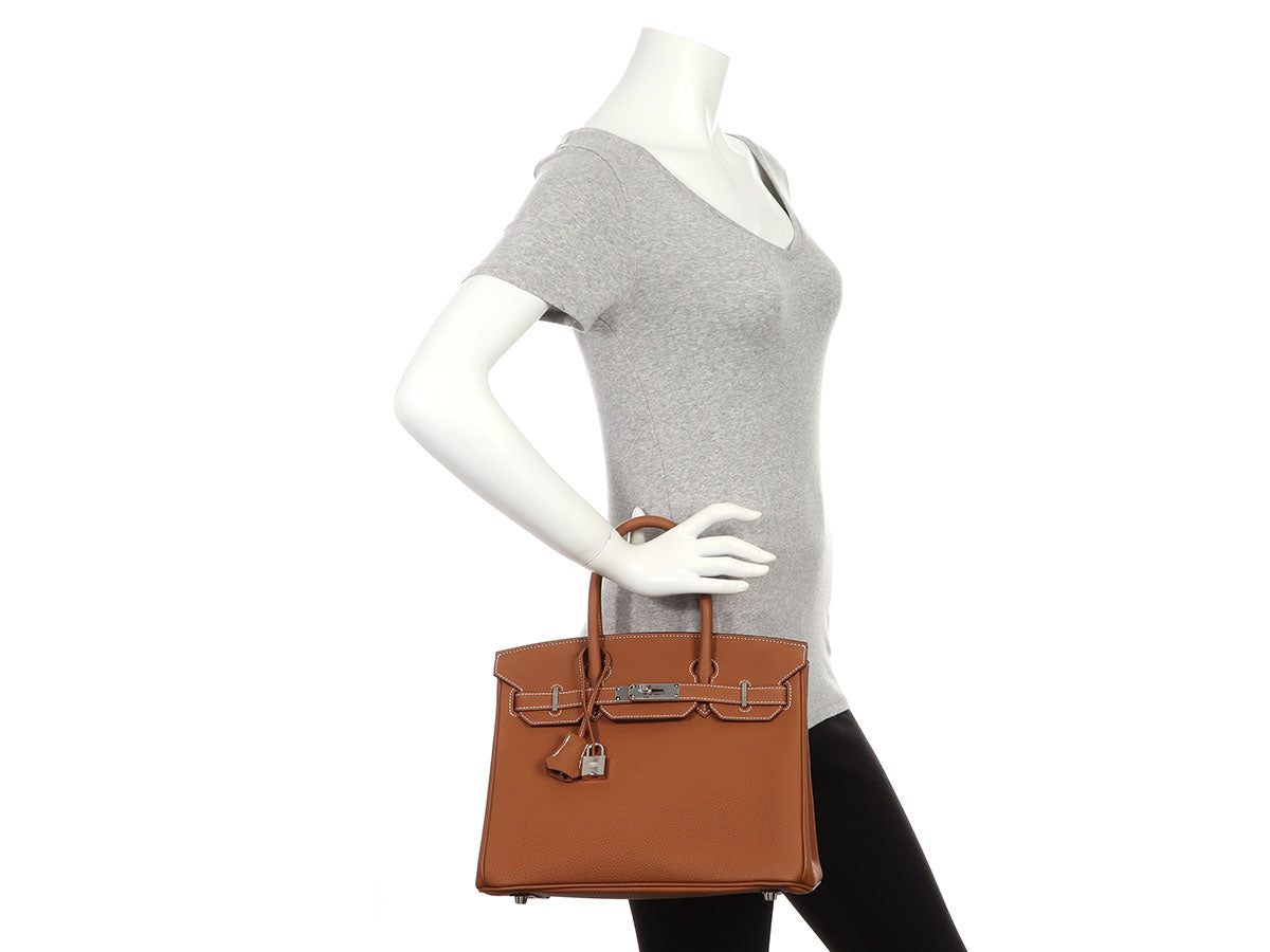 Hermès Gold Togo Birkin 30 - Image 11