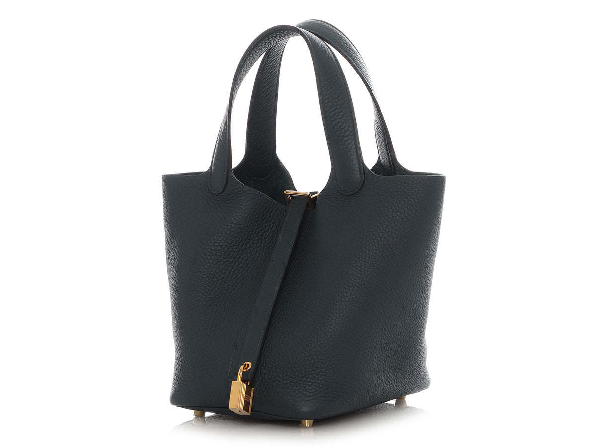 Hermès Vert Cypres Clémence Picotin Lock 18 - Image 5