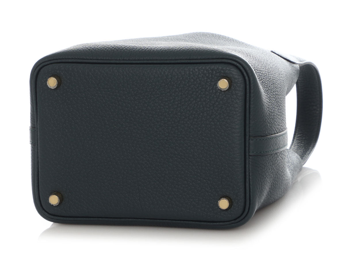 Hermès Vert Cypres Clémence Picotin Lock 18 - Image 6