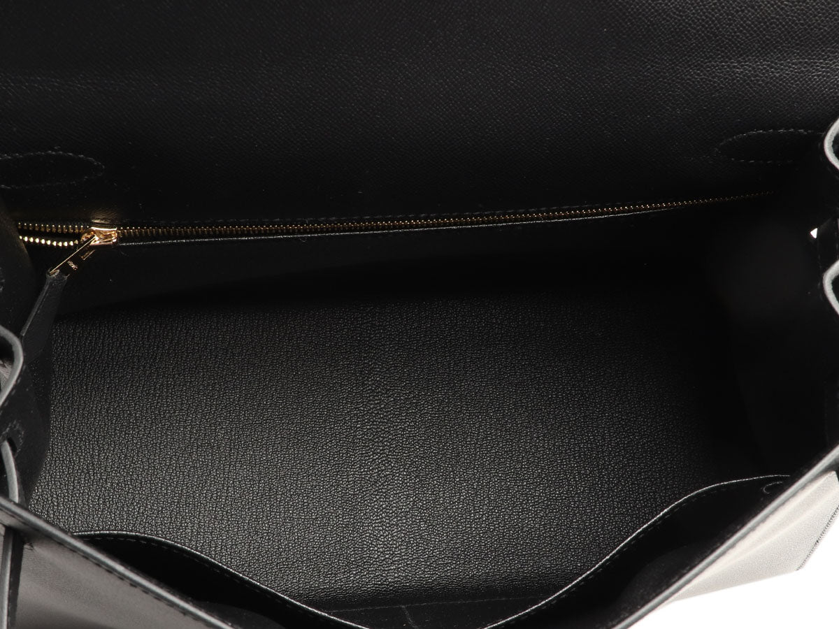 Hermès Black Madame Kelly 28 - Image 8