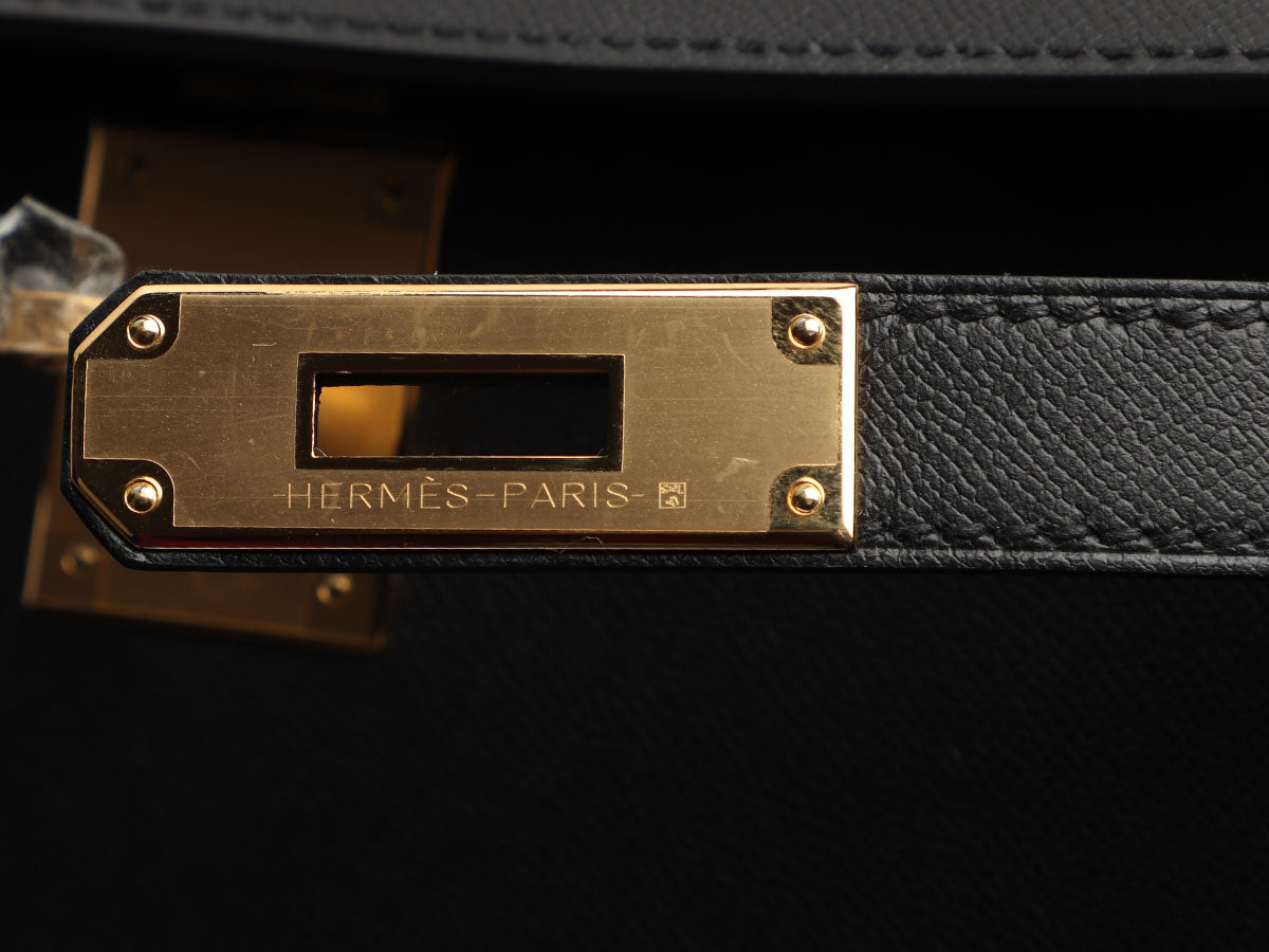 Hermès Black Madame Kelly 28 - Image 9