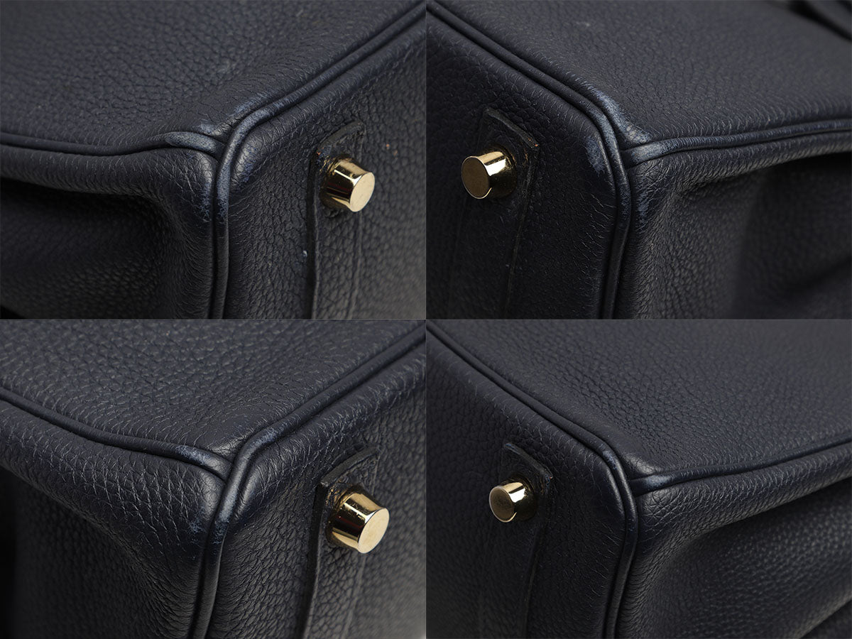 Hermès Bleu Nuit Togo Birkin 25 - Image 8