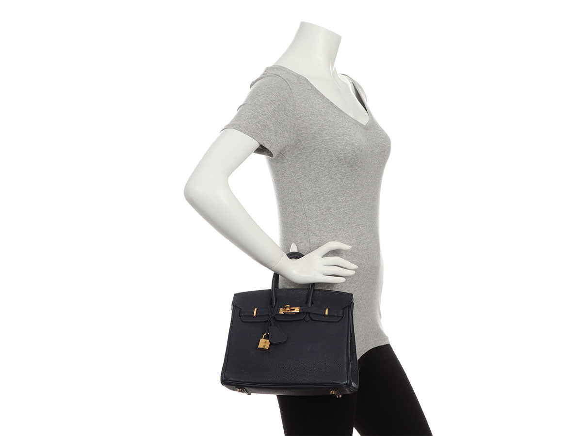 Hermès Bleu Nuit Togo Birkin 25 - Image 11