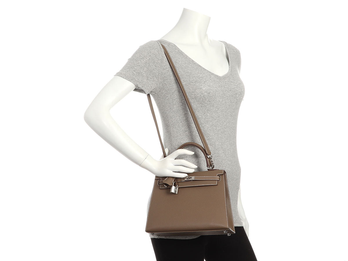 Hermès Etoupe Epsom Kelly 25 - Image 11