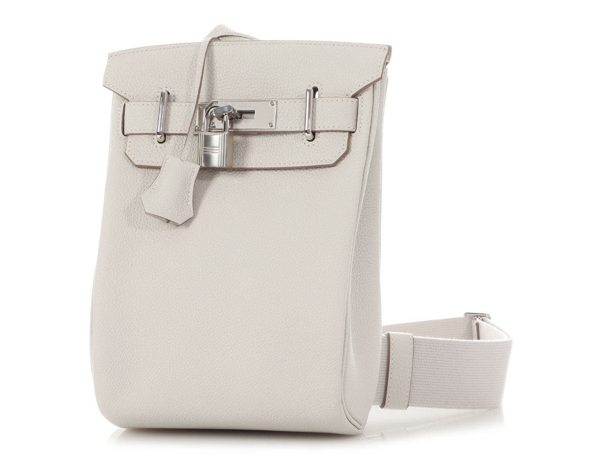 Hermès Gris Perle Togo Hac a Dos PM - Image 2