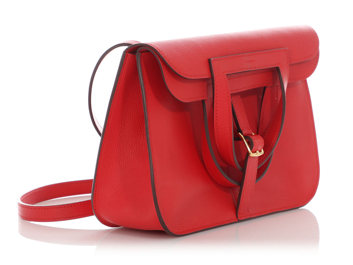 Hermès Rouge de Coeur Evercolor Halzan 25 - Image 5