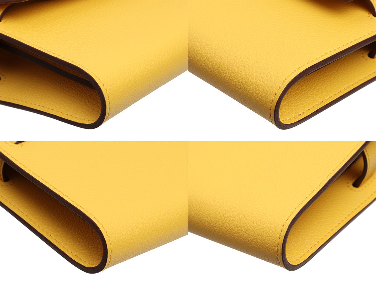 Hermès Sun Evercolor Kelly To Go Wallet - Image 9