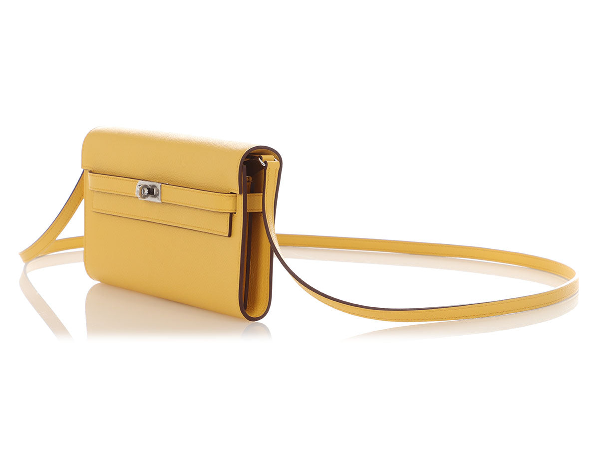 Hermès Sun Evercolor Kelly To Go Wallet - Image 4