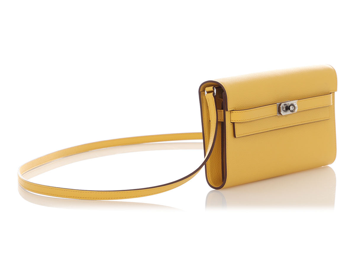 Hermès Sun Evercolor Kelly To Go Wallet - Image 6