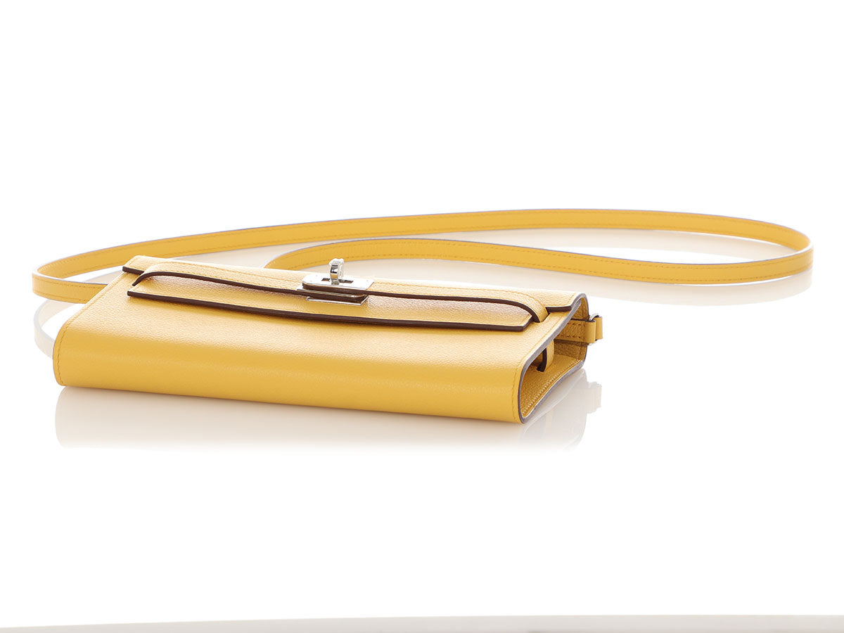 Hermès Sun Evercolor Kelly To Go Wallet - Image 7