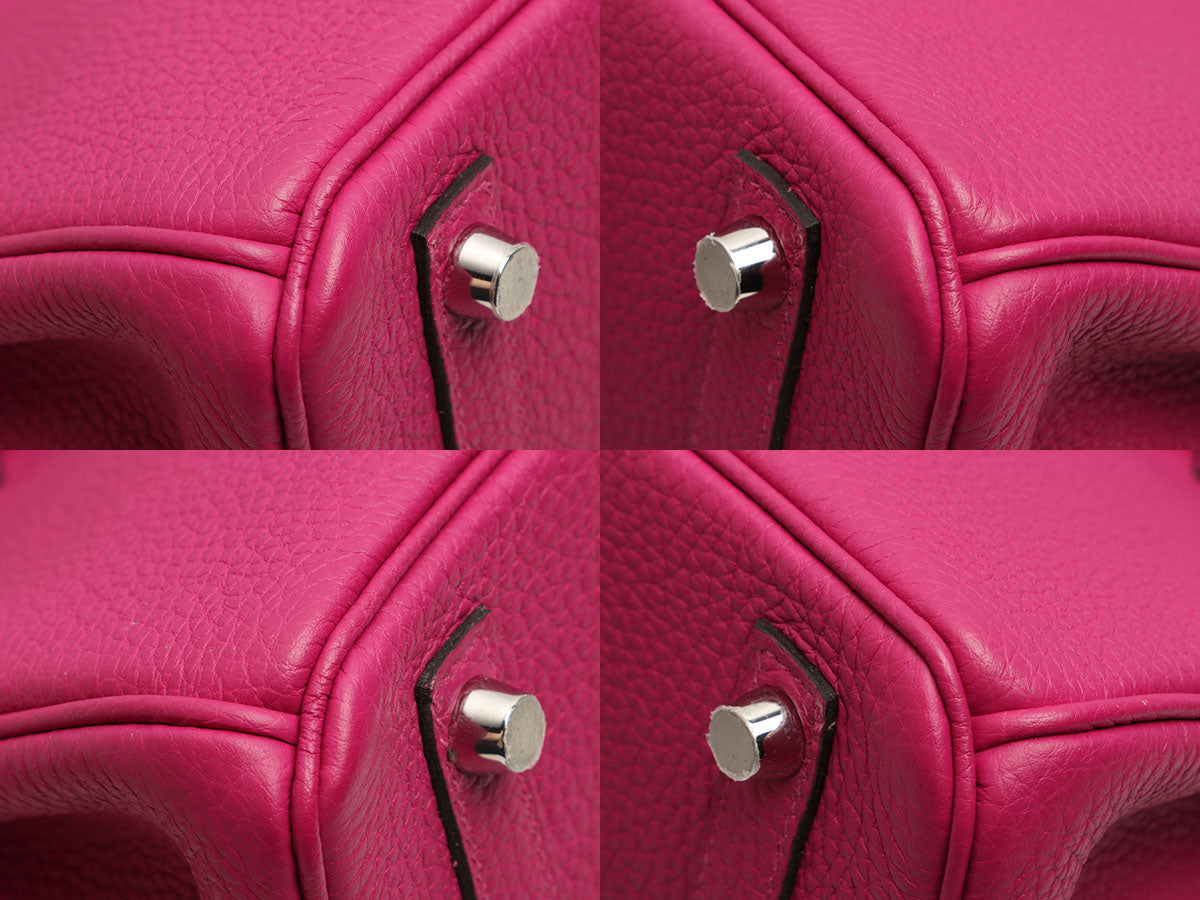 Hermès Rose Pourpre Togo Birkin 25 - Image 8